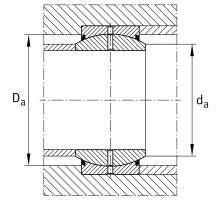 INA GE 50-DO-2RS kloubové ložisko