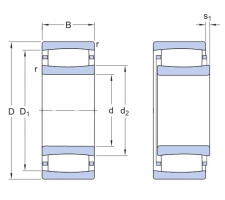 SKF C 2226/C3 válečkové ložisko