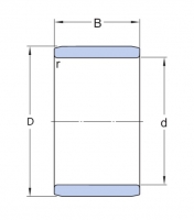 SKF IR 5X8X12 ložiskový kroužek