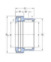 SKF NKXR 20 Z jehlové ložisko kombinované