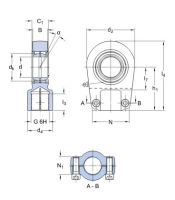 SKF SIR 80 ES kloubová hlavice