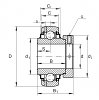 INA GE 20-XL-KRR-B ložisko