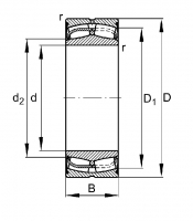 FAG 24130-BE-XL-2VSR soudečkové ložisko