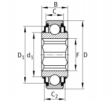 INA GVK 109-211-XL-KTT-B ložisko