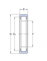 SKF RNU 202 ECP válečkové ložisko