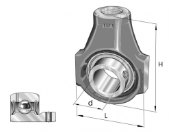 INA PHEY 20-XL ložisková jednotka