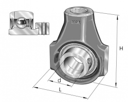 INA PHE 20-XL ložisková jednotka