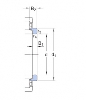 SKF HJ 2324 EC válečkové ložisko